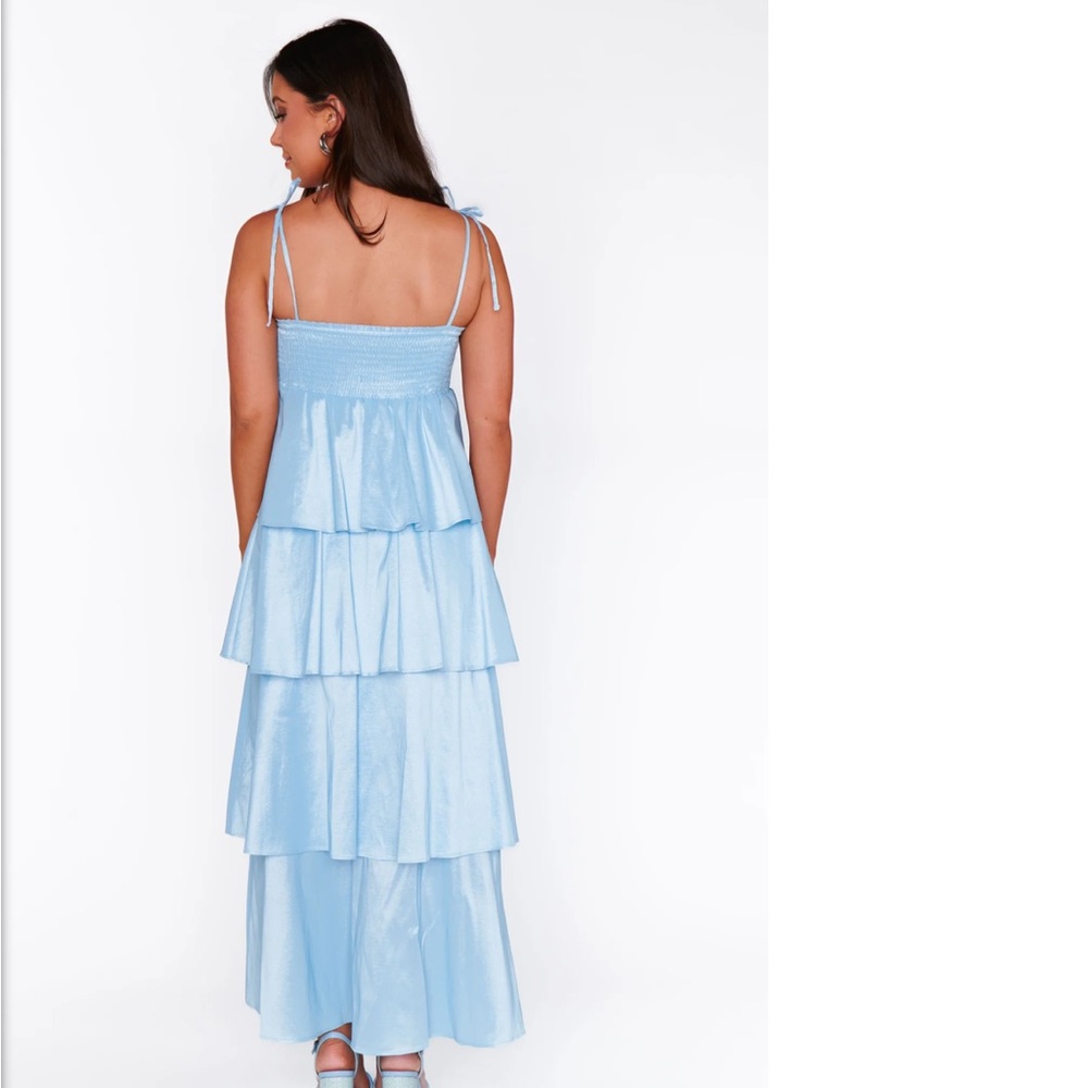 Show Me Your MuMu Light Blue Maxi Dress - Picture 3 of 5